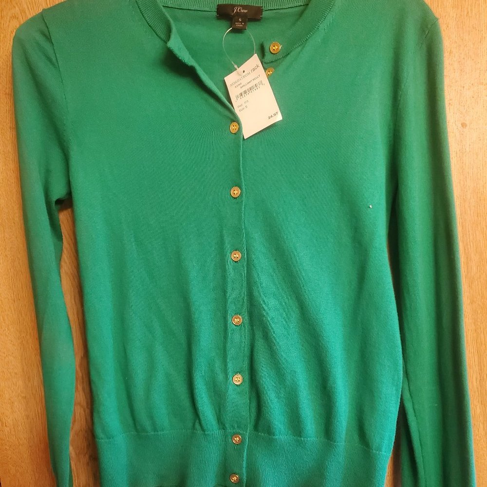 J. CREW--Front Button Knit Cardigan